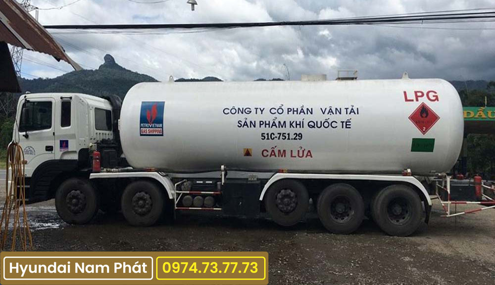Xe Bồn Xitec 28,5 Khối Chở LPG Hyundai HD360